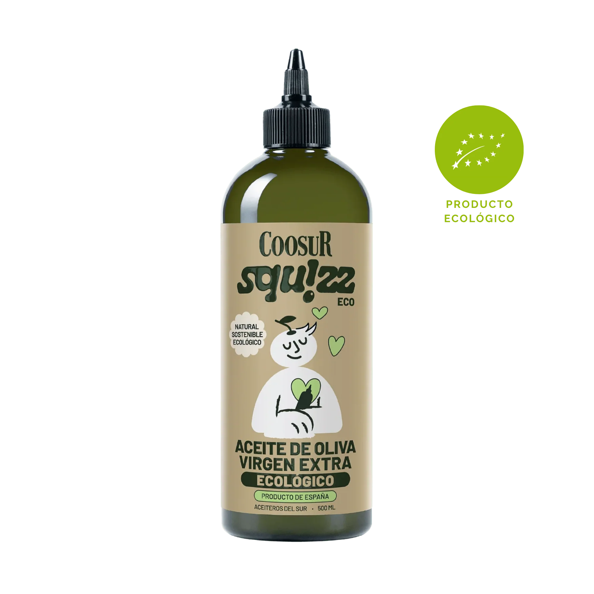 Aceite de Oliva Virgen Extra Ecológico Coosur Squizz Bio 500 ml