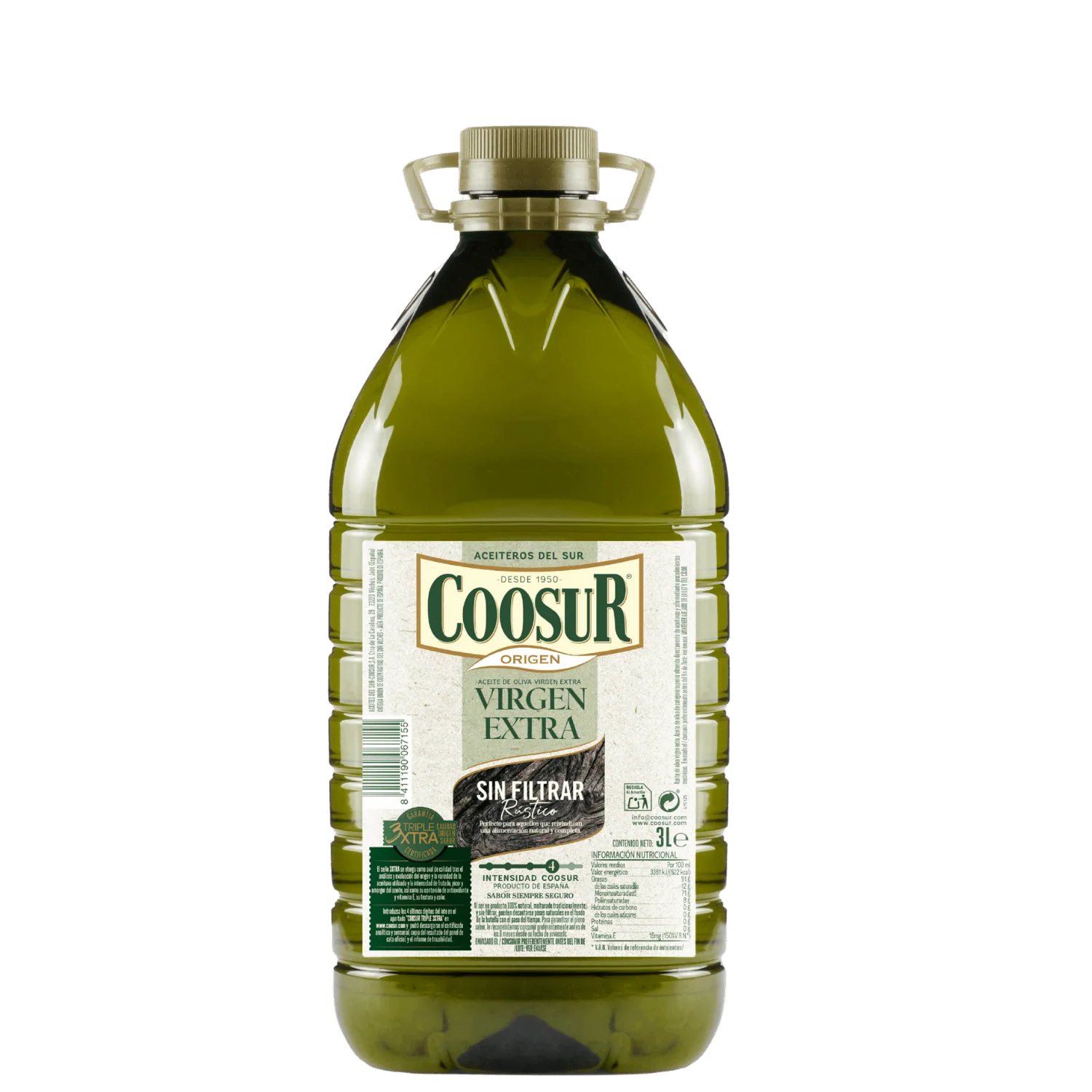 Aceite de Oliva Virgen Extra SIN FILTRAR